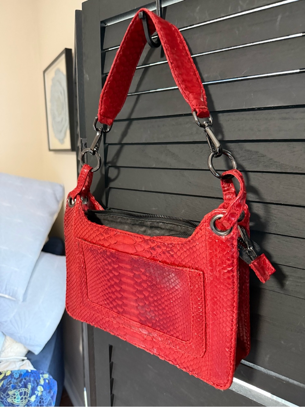 Glen Arthur Snakeskin Shoulder Bag
